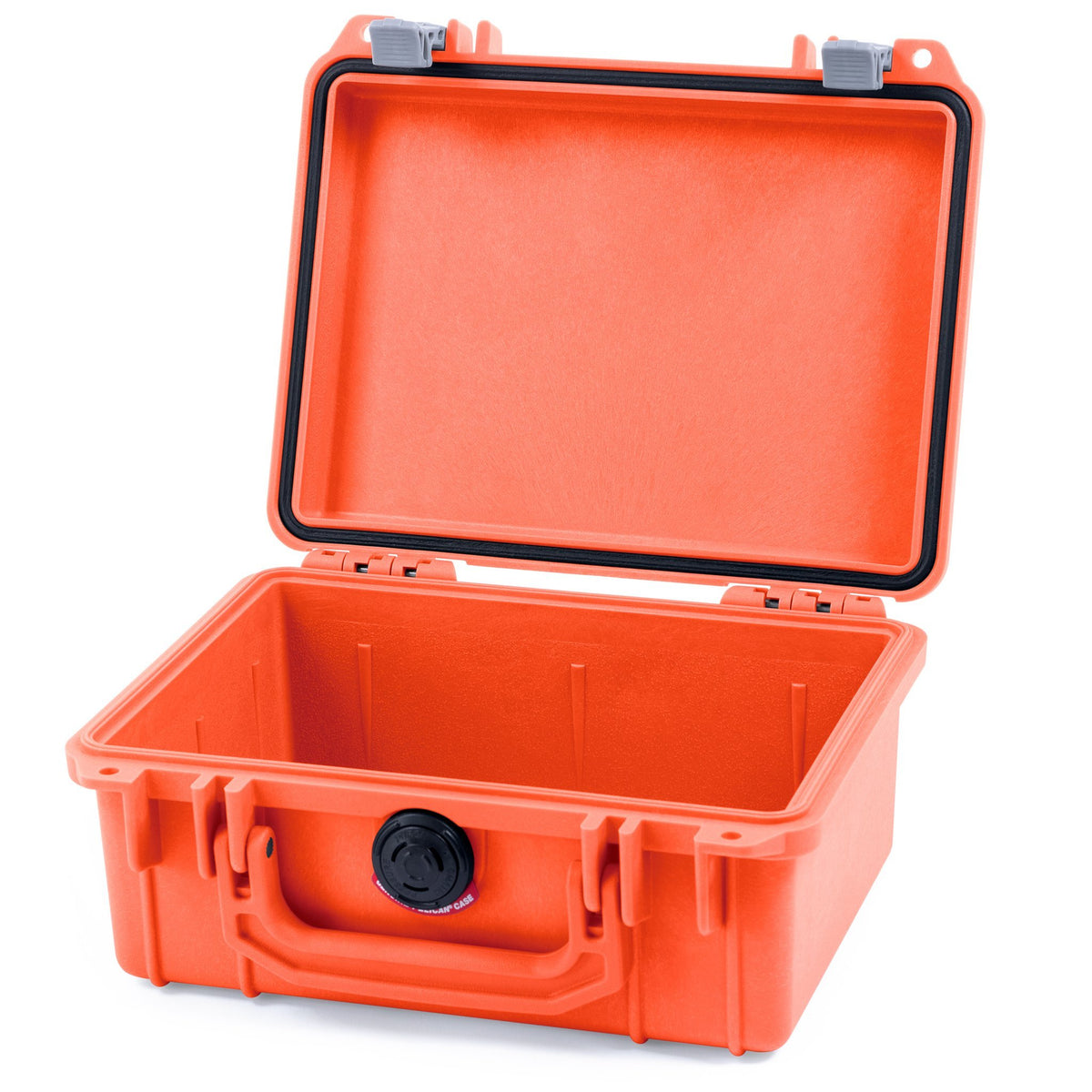 Pelican 1150 Case, Orange with Silver Latches None (Case Only) ColorCase 011500-0000-150-180