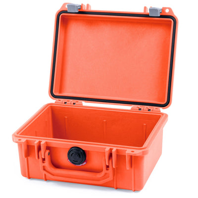 Pelican 1150 Case, Orange with Silver Latches None (Case Only) ColorCase 011500-0000-150-180