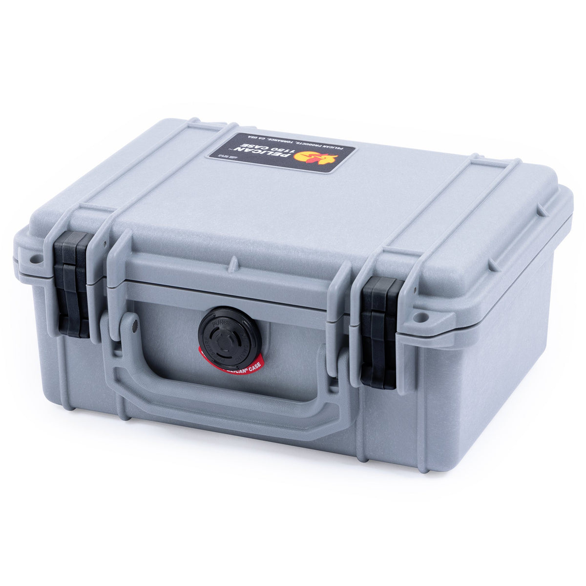 Pelican 1150 Case, Silver with Black Latches ColorCase 