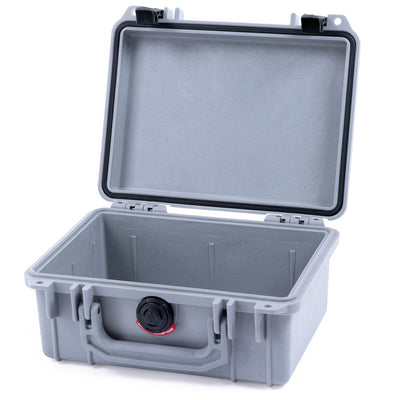 Pelican 1150 Case, Silver with Black Latches None (Case Only) ColorCase 011500-0000-180-110