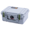 Pelican 1150 Case, Silver with OD Green Latches ColorCase