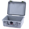 Pelican 1150 Case, Silver with OD Green Latches None (Case Only) ColorCase 011500-0000-180-130