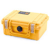 Pelican 1150 Case, Yellow with Desert Tan Latches ColorCase