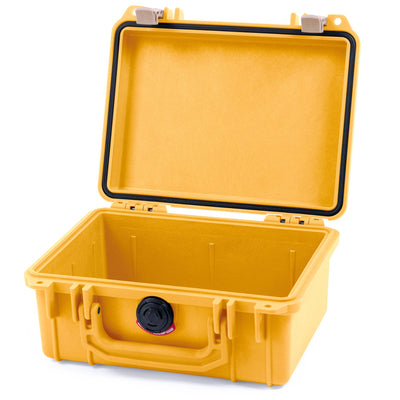 Pelican 1150 Case, Yellow with Desert Tan Latches None (Case Only) ColorCase 011500-0000-240-310