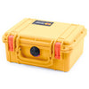 Pelican 1150 Case, Yellow with Orange Latches ColorCase