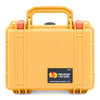 Pelican 1150 Case, Yellow with Orange Latches ColorCase