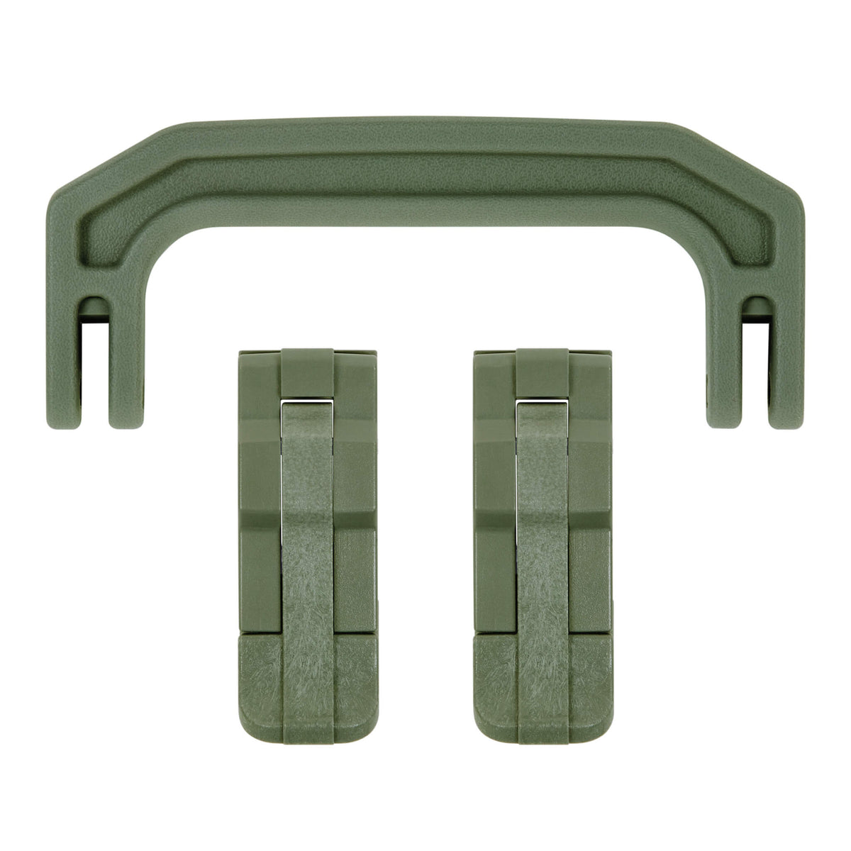 Pelican 1170 Replacement Handle &amp; Latches, OD Green (Set of 1 Handle, 2 Latches) ColorCase 