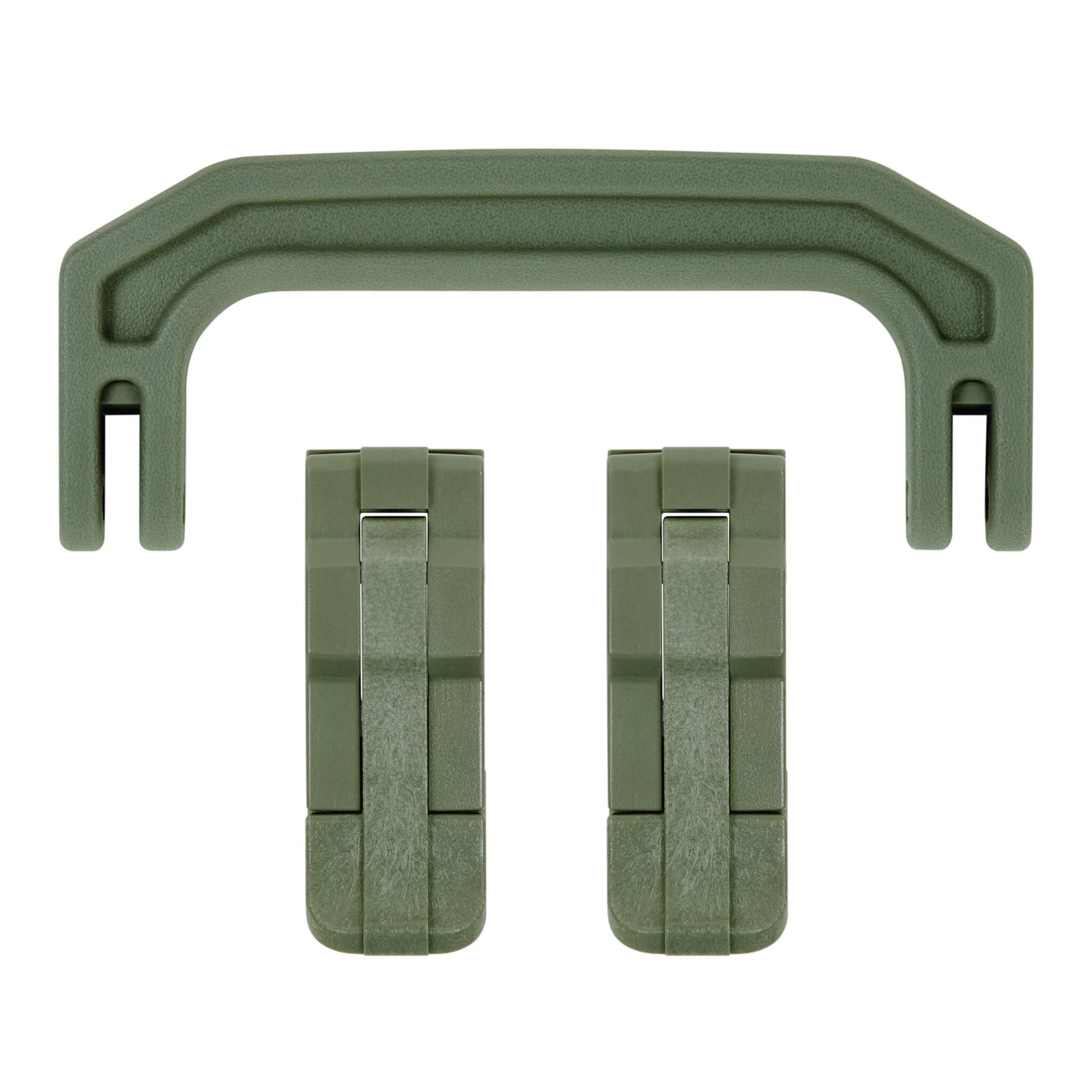 Pelican 1170 Replacement Handle & Latches, OD Green (Set of 1 Handle, 2 Latches) ColorCase 