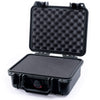 Pelican 1200 Case, Black Pick & Pluck Foam with Convolute Lid Foam ColorCase 012000-0001-110-110