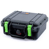 Pelican 1200 Case, Black with Lime Green Latches ColorCase