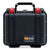 Pelican 1200 Case, Black with Red Latches ColorCase 