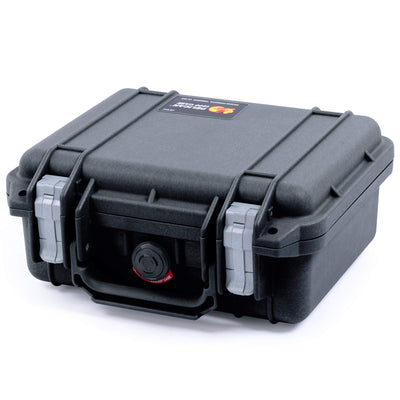 Pelican 1200 Case, Black with Silver Latches ColorCase