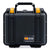 Pelican 1200 Case, Black with Yellow Latches ColorCase 