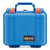 Pelican 1200 Case, Blue with Orange Latches ColorCase 