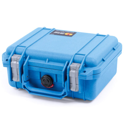Pelican 1200 Case, Blue with Silver Latches ColorCase