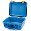 Pelican 1200 Case, Blue with Yellow Latches None (Case Only) ColorCase 012000-0000-120-240