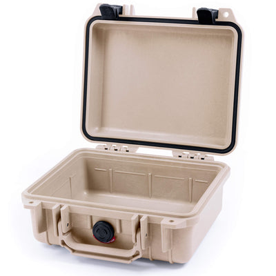 Pelican 1200 Case, Desert Tan with Black Latches None (Case Only) ColorCase 012000-0000-310-110