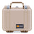 Pelican 1200 Case, Desert Tan with Silver Latches ColorCase 