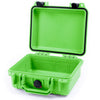 Pelican 1200 Case, Lime Green with Black Latches None (Case Only) ColorCase 012000-0000-300-110