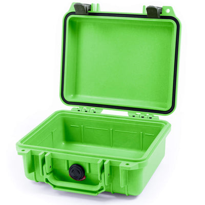 Pelican 1200 Case, Lime Green with OD Green Latches None (Case Only) ColorCase 012000-0000-300-130