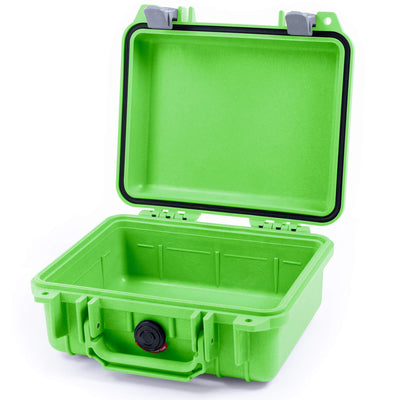 Pelican 1200 Case, Lime Green with Silver Latches None (Case Only) ColorCase 012000-0000-300-180