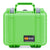 Pelican 1200 Case, Lime Green with Silver Latches ColorCase 
