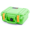 Pelican 1200 Case, Lime Green with Yellow Latches ColorCase