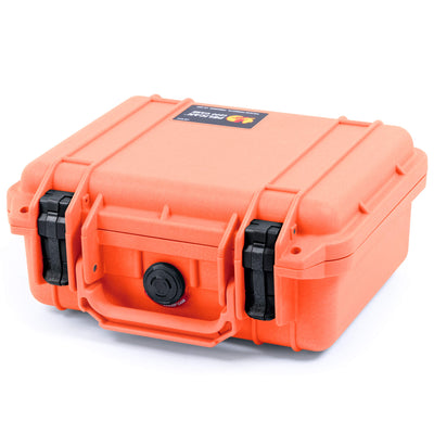 Pelican 1200 Case, Orange with Black Latches ColorCase