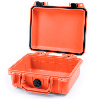 Pelican 1200 Case, Orange with Black Latches None (Case Only) ColorCase 012000-0000-150-110