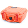 Pelican 1200 Case, Orange with Red Latches ColorCase