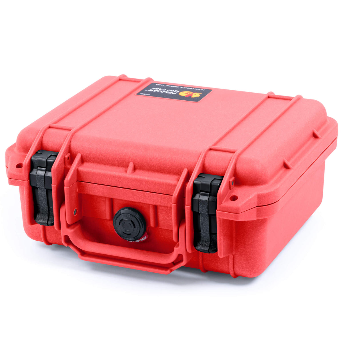 Pelican 1200 Case, Red with Black Latches ColorCase 