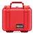 Pelican 1200 Case, Red with Orange Latches ColorCase 