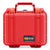 Pelican 1200 Case, Red with Orange Latches ColorCase 