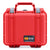 Pelican 1200 Case, Red with Silver Latches ColorCase 