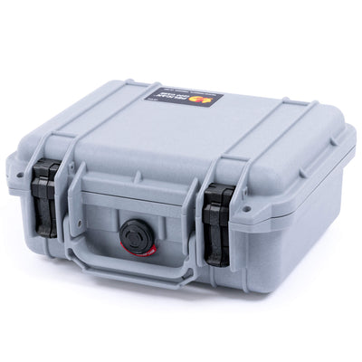 Pelican 1200 Case, Silver with Black Latches ColorCase