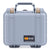 Pelican 1200 Case, Silver with Desert Tan Latches ColorCase 