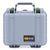 Pelican 1200 Case, Silver with OD Green Latches ColorCase 