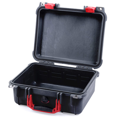 Pelican 1400 Case, Black with Red Handle & Latches None (Case Only) ColorCase 014000-0000-110-320
