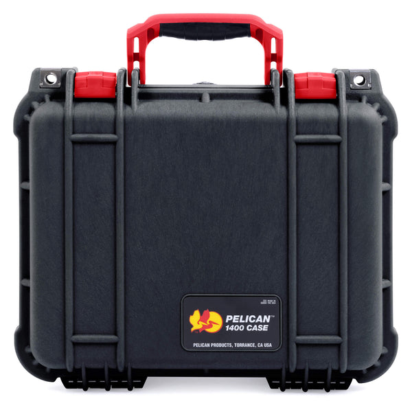 Black & Red Pelican 1400 Protector Case