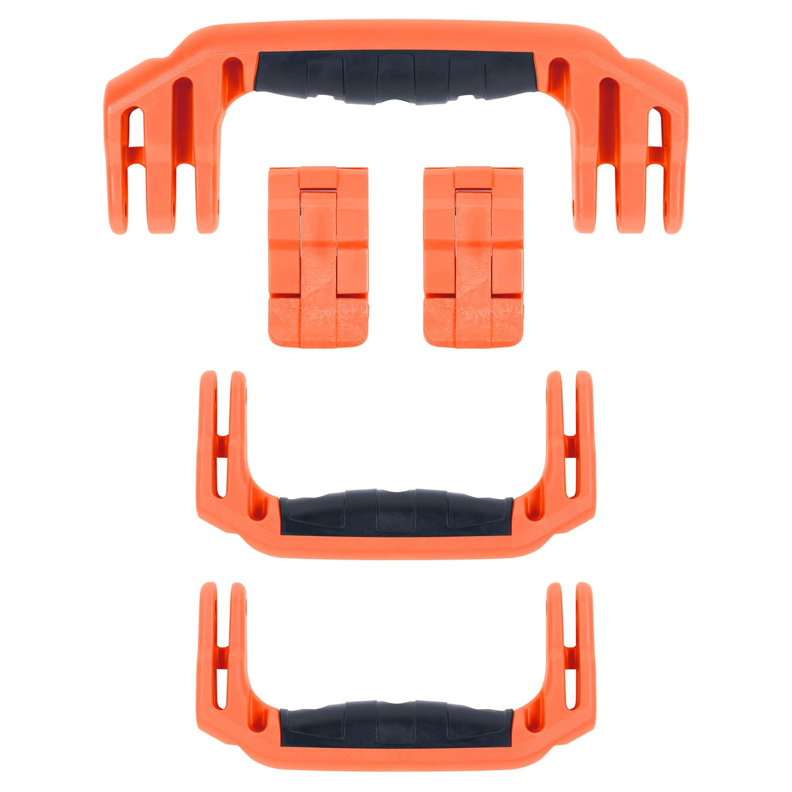 Pelican 1440 Replacement Handles & Latches, Orange (Set of 3 Handles, 2 Latches) ColorCase 