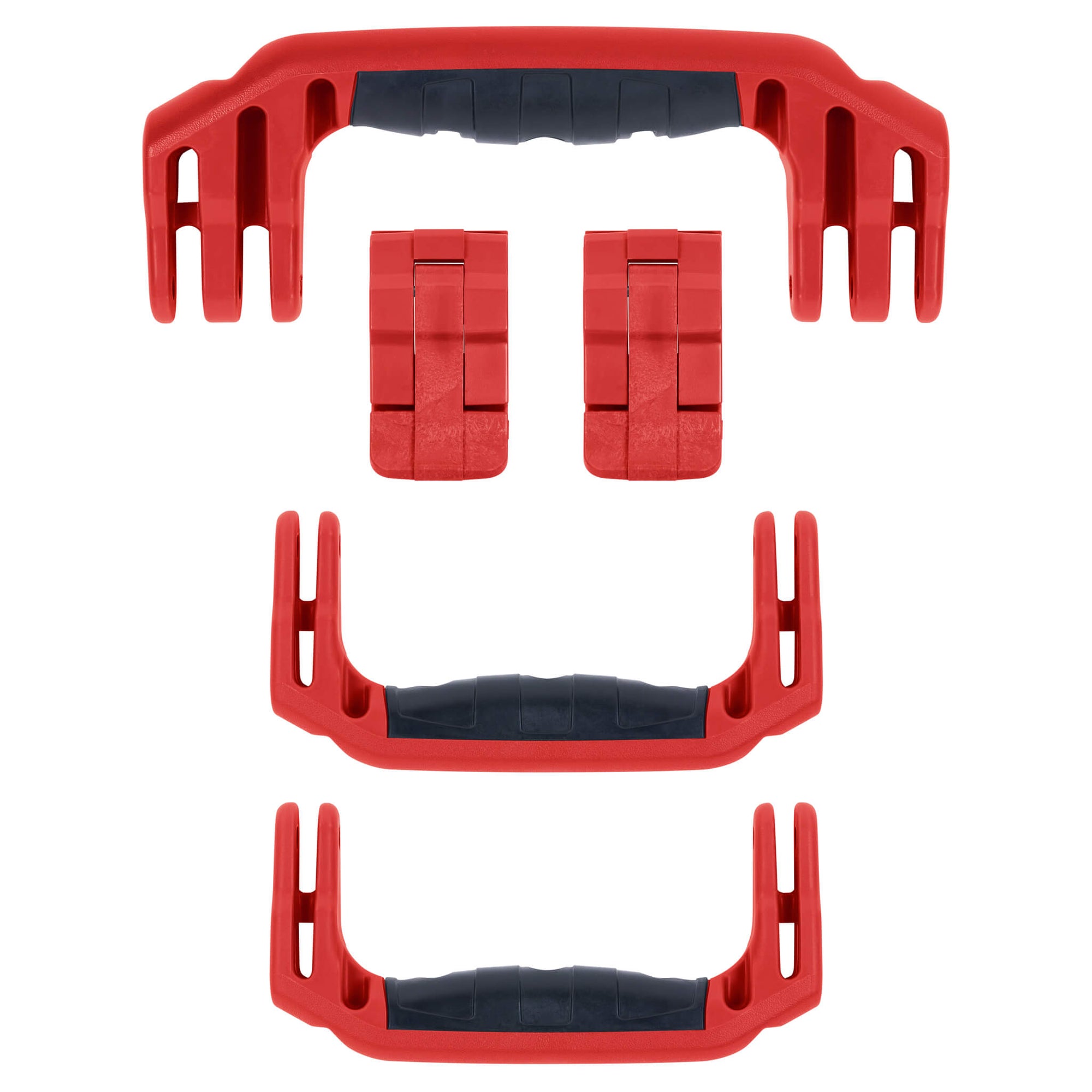 Pelican 1440 Replacement Handles & Latches, Red (Set of 3 Handles, 2 Latches) ColorCase 