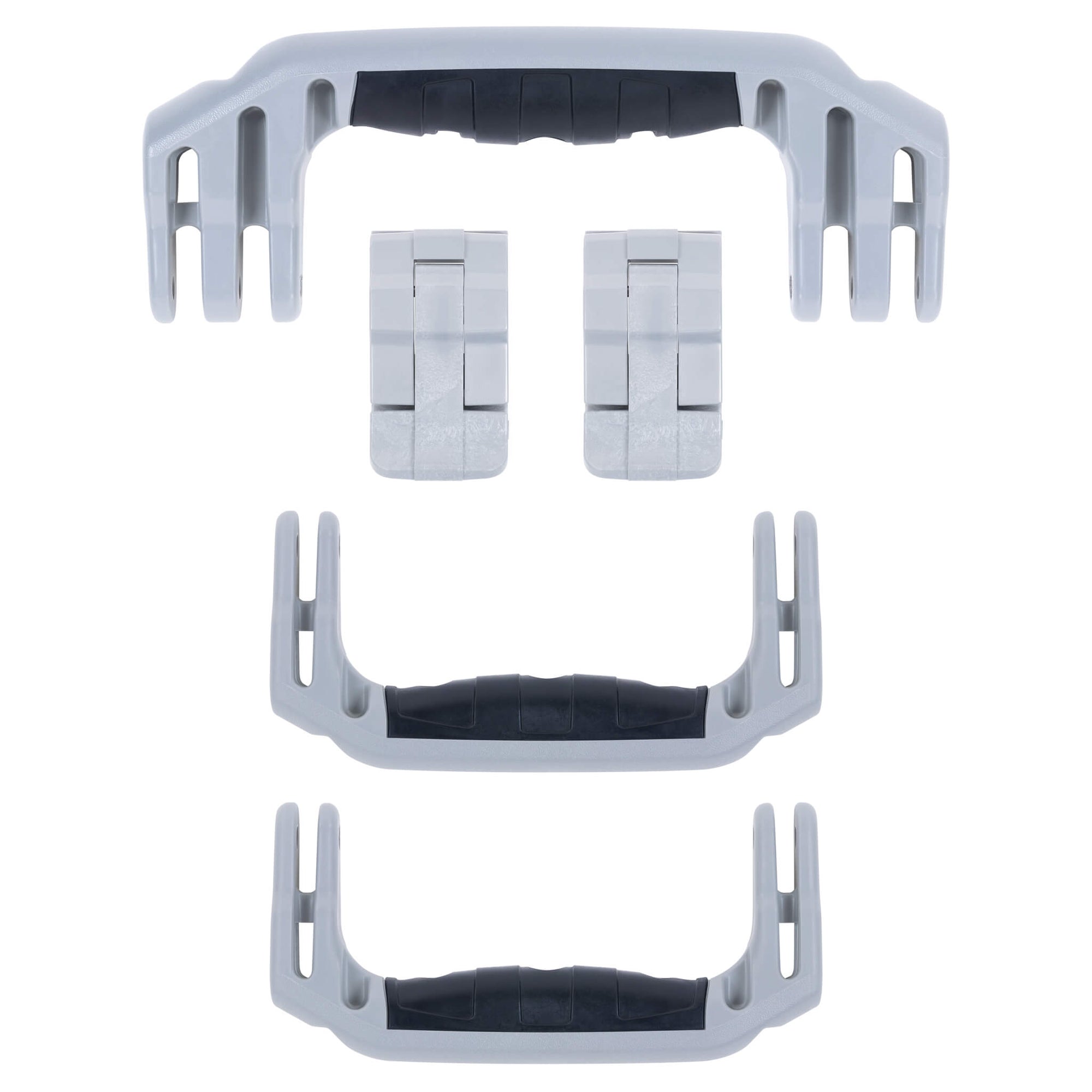 Pelican 1440 Replacement Handles & Latches, Silver (Set of 3 Handles, 2 Latches) ColorCase 