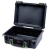 Pelican 1450 Case, Black with OD Green Handle & Latches None (Case Only) ColorCase 014500-0000-110-130