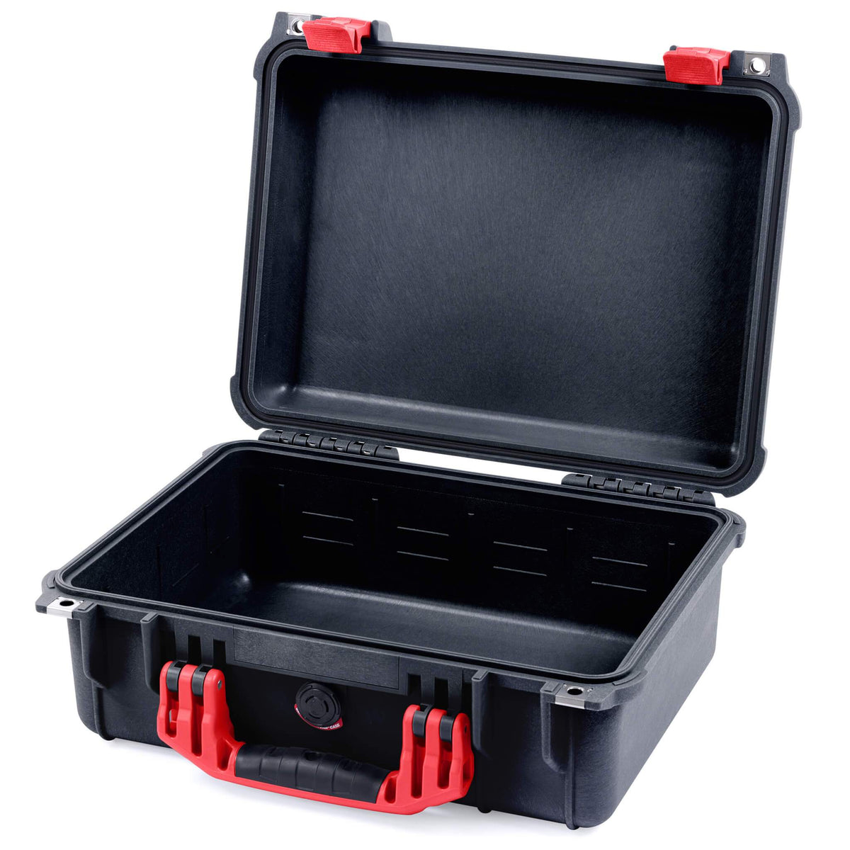 Pelican 1450 Case, Black with Red Handle &amp; Latches None (Case Only) ColorCase 014500-0000-110-320