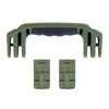 Pelican 1450 Replacement Handle & Latches, OD Green (Set of 1 Handle, 2 Latches) ColorCase