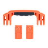 Pelican 1450 Replacement Handle & Latches, Orange, Push-Button (Set of 1 Handle, 2 Latches) ColorCase