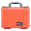 Pelican 1450 Case, Orange with Silver Handle & Latches ColorCase