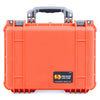 Pelican 1450 Case, Orange with Silver Handle & Latches ColorCase