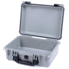 Pelican 1450 Case, Silver with Black Handle & Latches None (Case Only) ColorCase 014500-0000-180-110