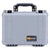 Pelican 1450 Case, Silver with Black Handle & Latches ColorCase 